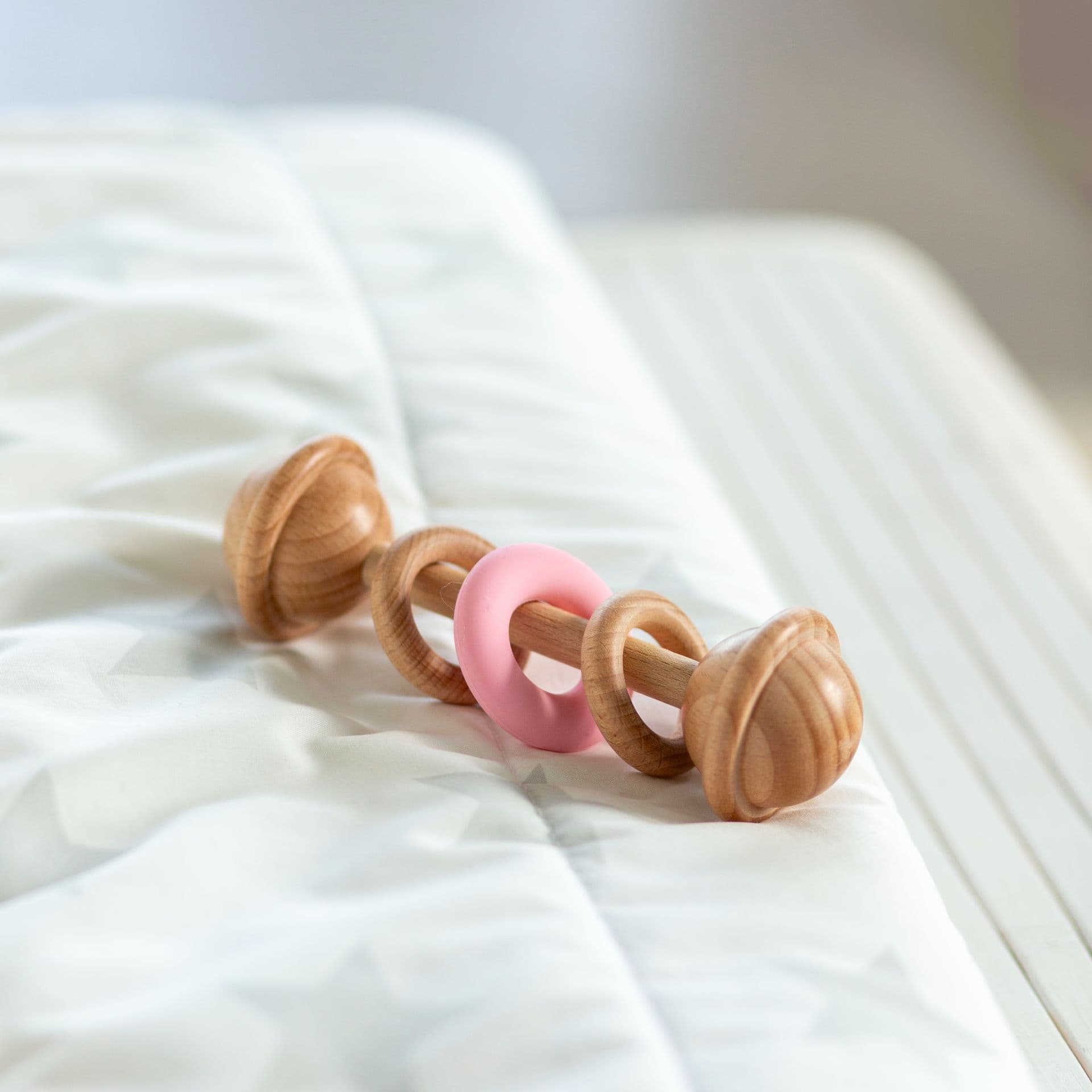 Jingli Pops Wooden Baby Rattle view 3