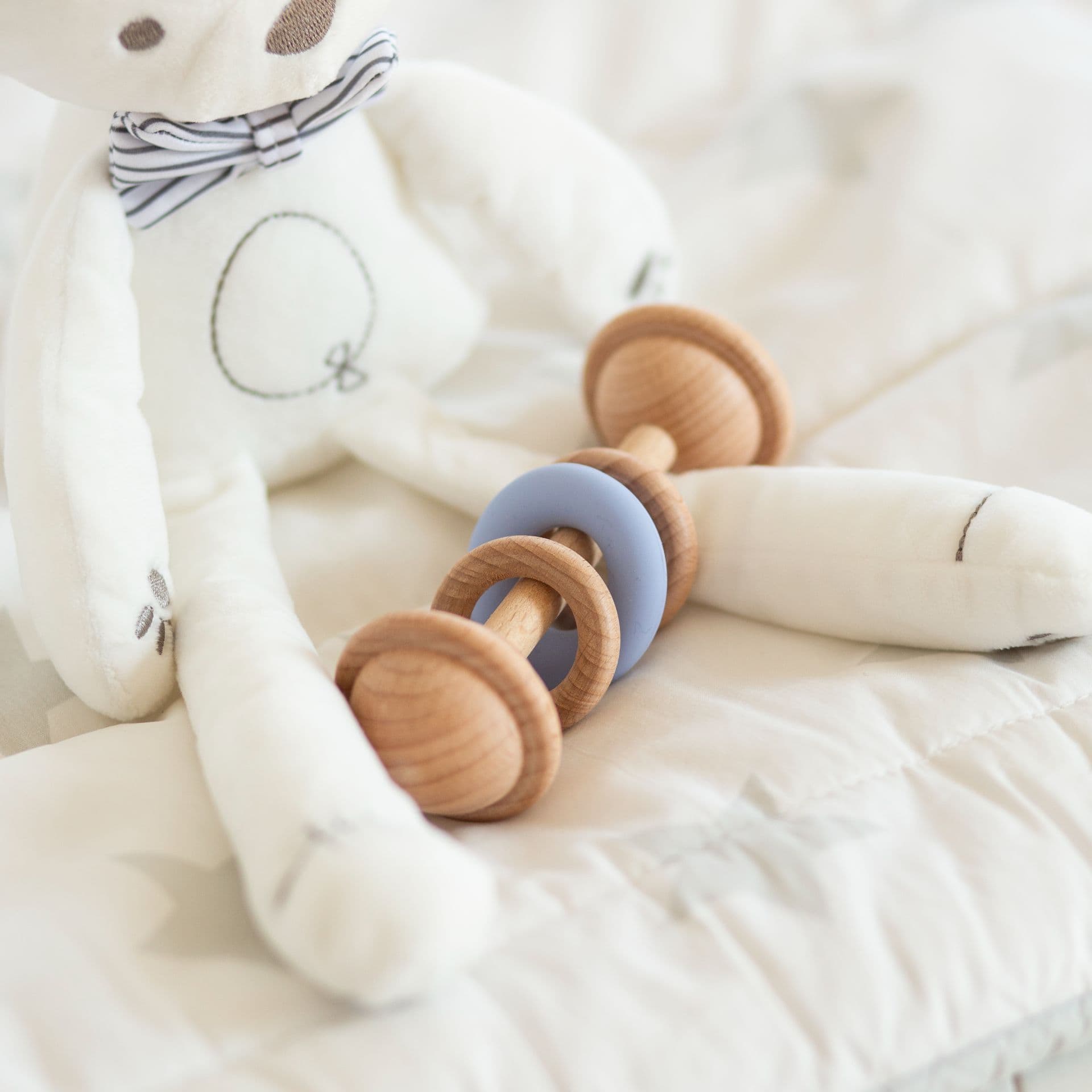 Jingli Pops Wooden Baby Rattle view 2