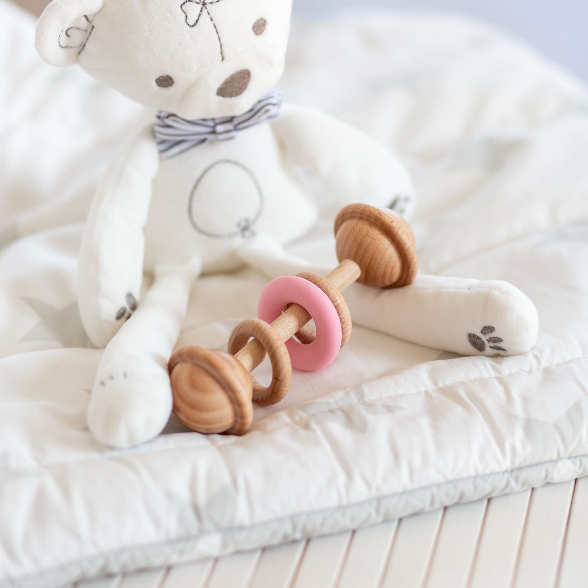 Jingli Pops Wooden Baby Rattle view 4