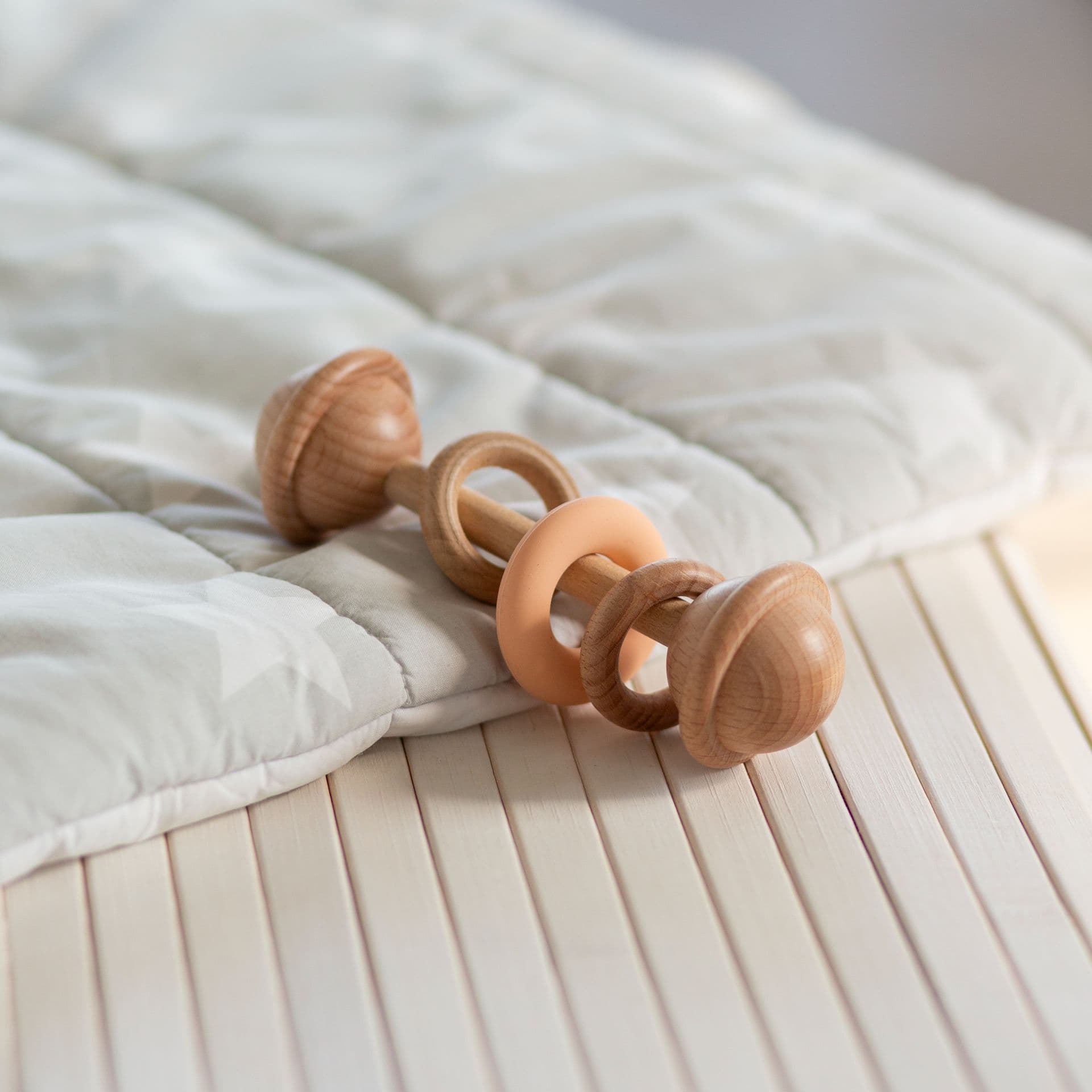 Jingli Pops Wooden Baby Rattle